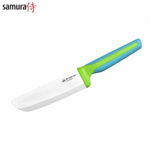 Samura My little Chef Эко Материала безопасный Ceramic Knife for Kids from 6 years age 128 mm 82-84 HRC image 1