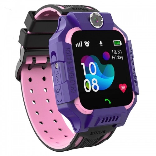 Bemi K2 Водостоикий Sim GPS Отслеживания Детские часы с звонком чатом и камерой Фиолетовый image 1