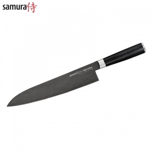 Samura MO-V Stonewash Универсальный Гранд шеф нож 240mm. из AUS 8 Японской из стали 59 HRC image 1