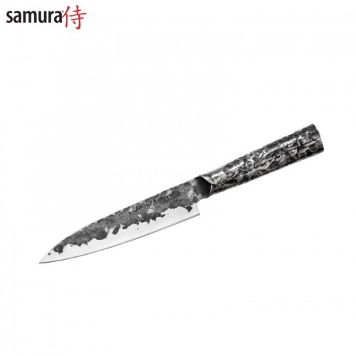 Samura Meteora Universāls virtuves nazis Santoku 160 mm no AUS 10 Damaskas tērauda 60 HRC image 1