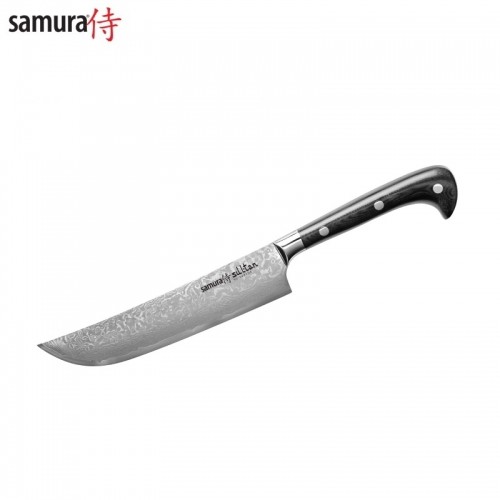 Samura Sultan Универсальный нож 164 mm из AUS 10 Дамасской стали 61 HRC (67-слойный) image 1