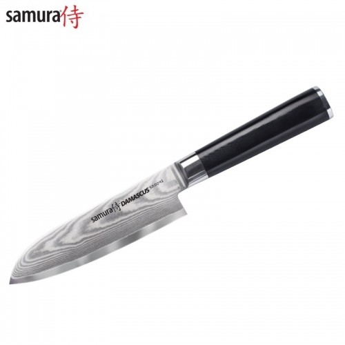 Samura Универсальный кухонный нож Santoku 145 мм из стали AUS 10 Damascus 61 HRC (67 слоев) image 1