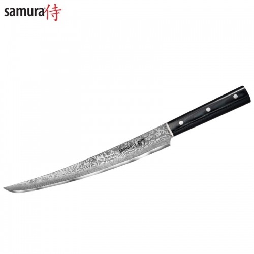 Samura Damascus 67 Кухонный нож для Нарезки Tanto 230mm из AUS 10 Japan стали 61 HRC (67-слойный) image 1