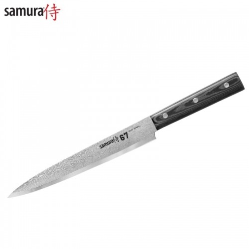 Samura Damascus  67 Кухонный нож для Нарезки 195mm из AUS 10 Дамасской стали 61 HRC (67-слойный) image 1