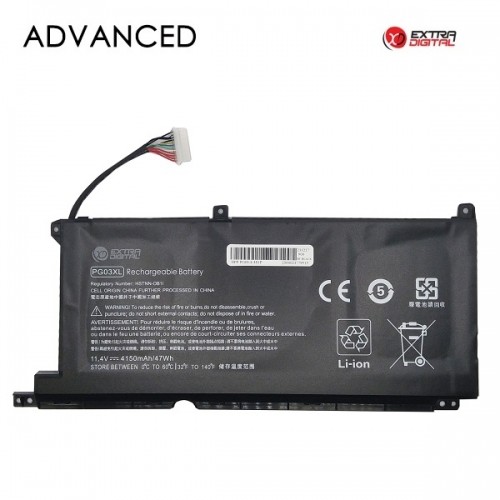 Extradigital Notebook Battery HP PG03XL, 4150mAh, Extra Digital Advanced image 1