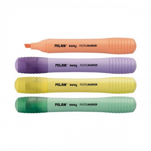 Набор флуоресцентных маркеров Milan Sway Разноцветный Пирог 4 Предметы image 1