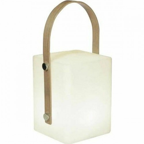 Desk lamp Lumisky Tiky 10 x 10 x 25 cm White Brown Bamboo Plastic image 1