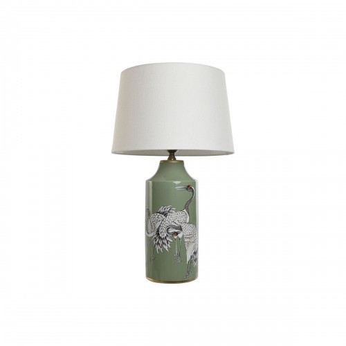 Настольная лампа Home ESPRIT Белый Чёрный Зеленый Позолоченный Керамика 50 W 220 V 40 x 40 x 67 cm image 1
