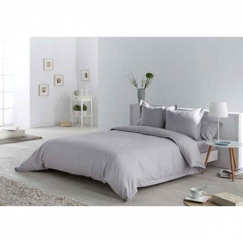 Duvet cover set Alexandra House Living Pearl Gray Double 5 Pieces image 1