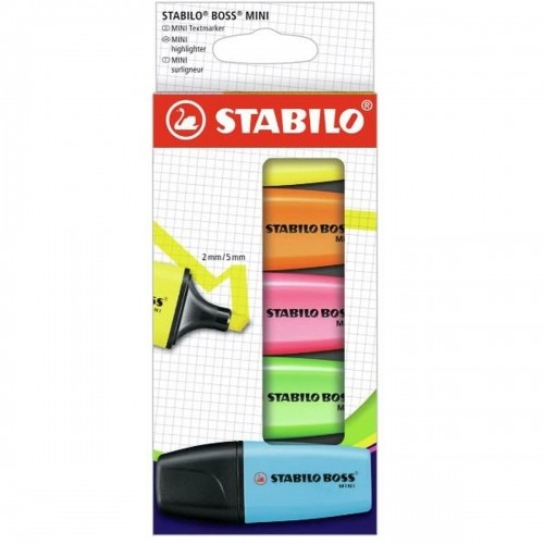 Highlighter Stabilo 07/5-2-01 Multicolour 5 Pieces image 1
