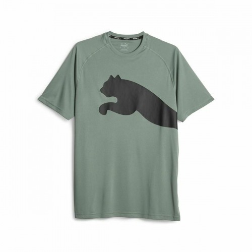 Vīriešu Krekls ar Īsām Piedurknēm Puma 523863 44 Zaļš (M) image 1