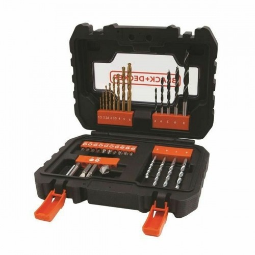 Set of drill and screwdriver bits Black & Decker A7233-XJ 31 Pieces image 1
