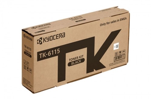 Original Toner Black Kyocera M4125i, M4132i (TK6115, TK-6115, 1T02P10NL0) image 1