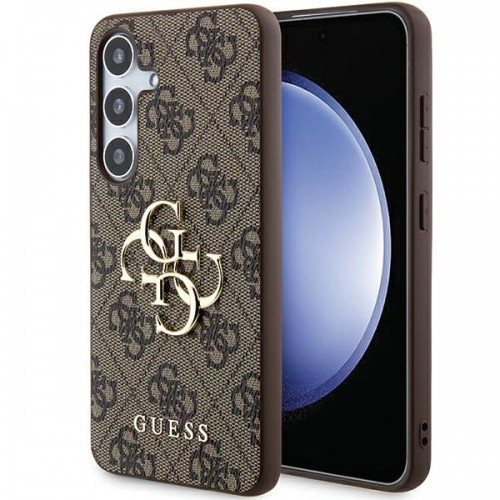 Guess GUHCSA554GMGBR A55 A556 brązowy|brown hardcase 4G Big Metal Logo image 1