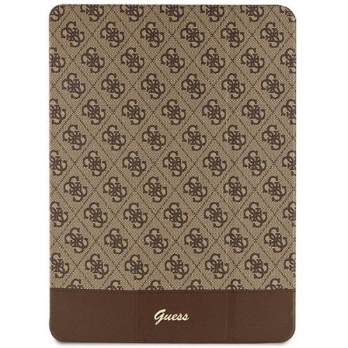 Guess 4G Stripe Allover case for iPad Pro 12.9&quot; - brown image 1