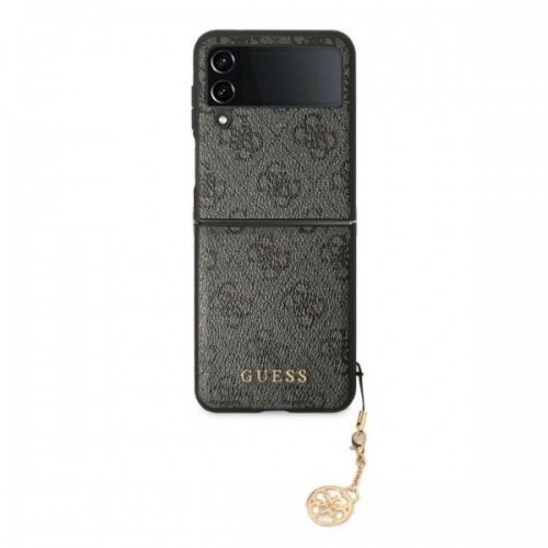 Guess GUHCZF4GF4GGR F721 Z Flip 4 gray|gray hardcase 4G Charms Collection image 1