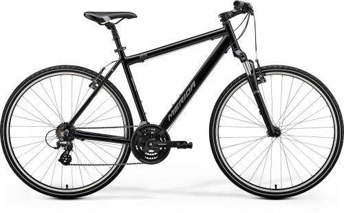 Velosipēds Merida Crossway 10-V I1 black(silver)-58 cm / XL image 1