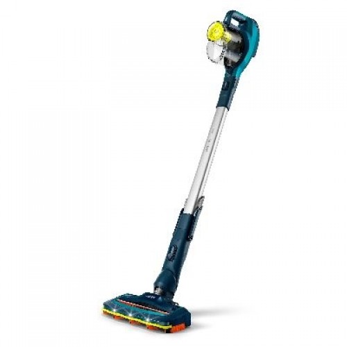 Philips   Philips SpeedPro rechargeable vacuum cleaner - broom FC6727/01, 180° suction nozzle, 21.6 V, up to 40 min., LED lamps on the nozzle, Small Turb. brush, supplement. Filter image 1
