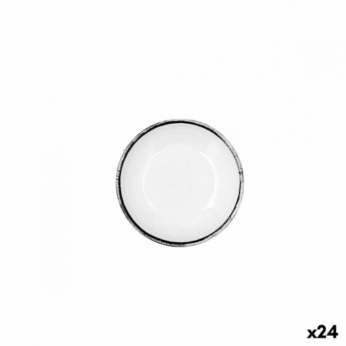 Bowl Quid Select Filo White Black Plastic 11,6 x 2,6 cm (24 Units) image 1