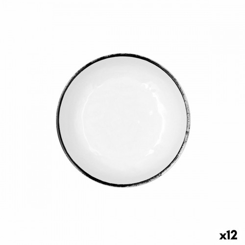 Bļoda Quid Select Filo Balts Melns Plastmasa 16,6 x 5,8 cm (12 gb.) image 1