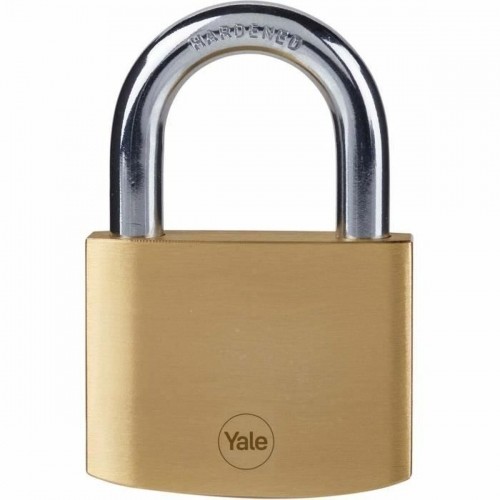 Key padlock Yale Brass Rectangular image 1