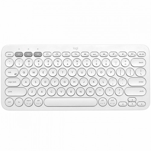 Bezvadu Klaviatūra Logitech K380 Balts image 1