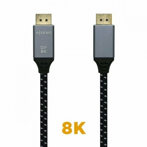 DisplayPort Cable Aisens A149-0436 Black Black/Grey 1,5 m image 1