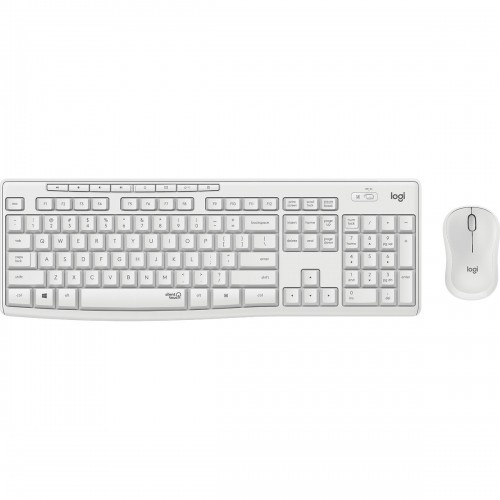 Клавиатура и мышь Logitech MK295 Белый итальянец QWERTY image 1