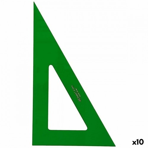 Triangle Faber-Castell Green 32 cm (10 Units) image 1