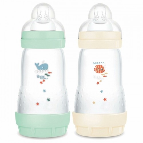 Baby's bottle MAM Fishes Green Beige image 1