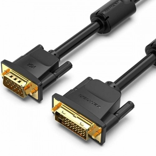 VGA uz DVI Adapteris Vention EACBI Melns 3 m image 1