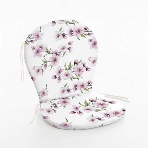 Chair cushion Belum 0120-385 48 x 5 x 90 cm Flowers image 1
