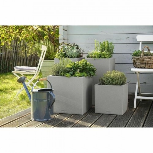 Plant pot Lechuza 40 x 40 x 40 cm Grey polypropylene Plastic image 1