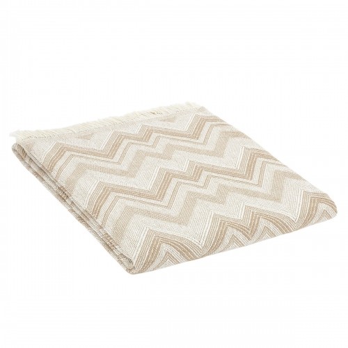 Blanket Alexandra House Living Fez Beige 180 x 260 cm image 1