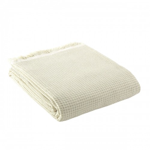 Blanket Alexandra House Living Abella Cream 225 x 260 cm image 1