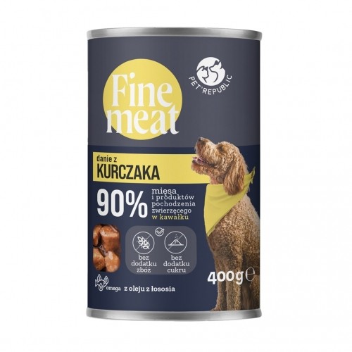 Petrepublic PET REPUBLIC Fine Meat chicken dish - wet dog food - 400g image 1