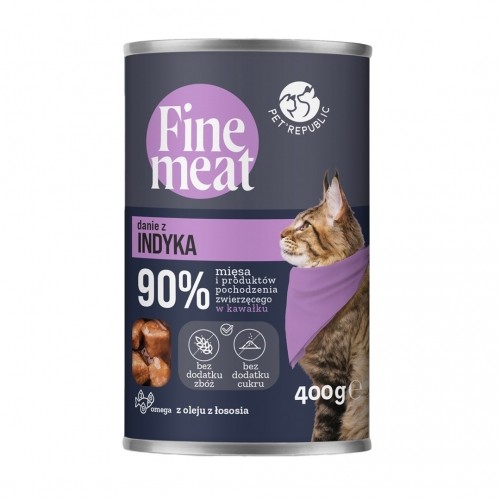 Petrepublic PET REPUBLIC Fine Meat Turkey wet cat food - 400g image 1