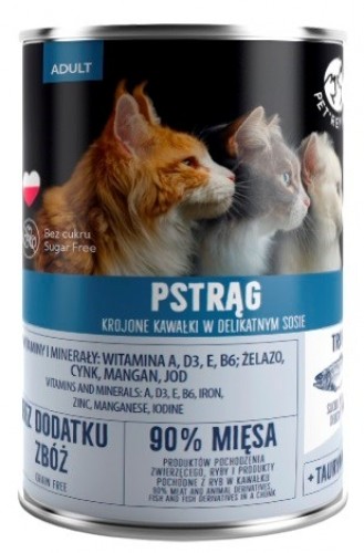 Petrepublic PET REPUBLIC Adult Trout - wet cat food - 400g image 1
