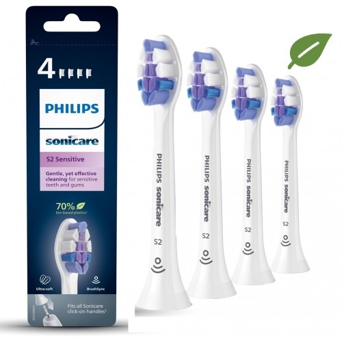 Philips S2 Sensitive HX6054/10 Ultra soft interchangeable sonic brush heads image 1