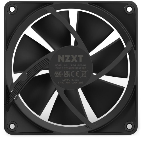 NZXT F120 RGB Computer case Fan 12 cm Black 1 pc(s) image 1