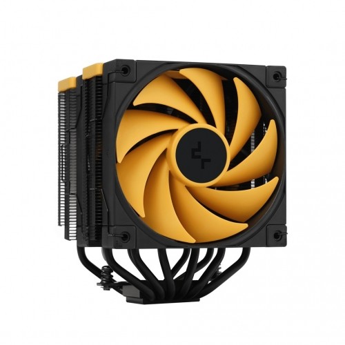 DeepCool AK620 Zero Dark Zoria Processor Air cooler 12 cm Black, Yellow 1 pc(s) image 1