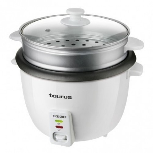 Taurus RICE CHEF rice cooker 1.8 L 700 W Grey, White image 1