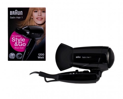 Braun HD130 hair dryer 1200 W Black image 1