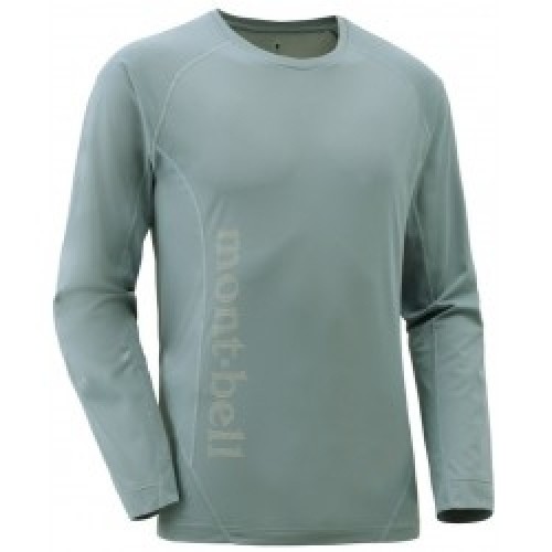 Mont-bell Krekls COOL Light long sleeve T M L Ash image 1