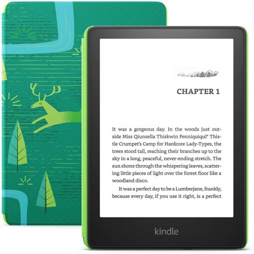 Amazon Kindle Paperwhite Kids 16GB 11th Gen, emerald forest image 1