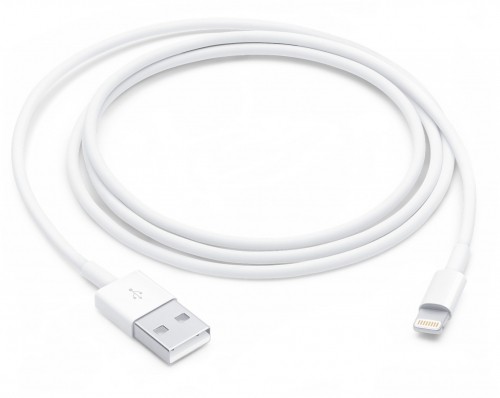 Apple cable Lightning - USB 1m, white image 1