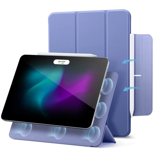 ESR Rebound Magnetic case for iPad Pro 12.9&#39;&#39; 4|5|6 2020-2022 | Air 13&#39;&#39; 2024 - purple image 1