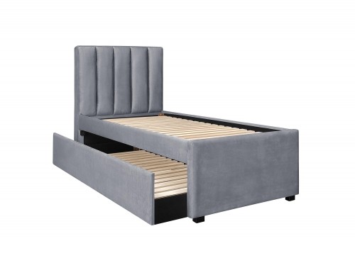 Halmar RUSSO 90 cm bed grey image 1