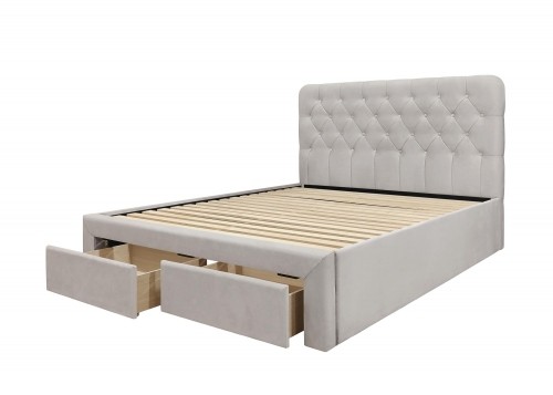 Halmar MARISOL 160 cm bed beige image 1