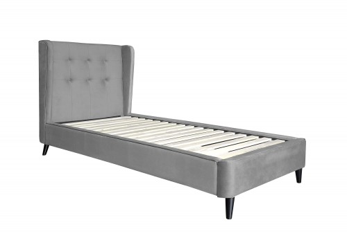 Halmar ESTELLA  90 cm bed grey image 1